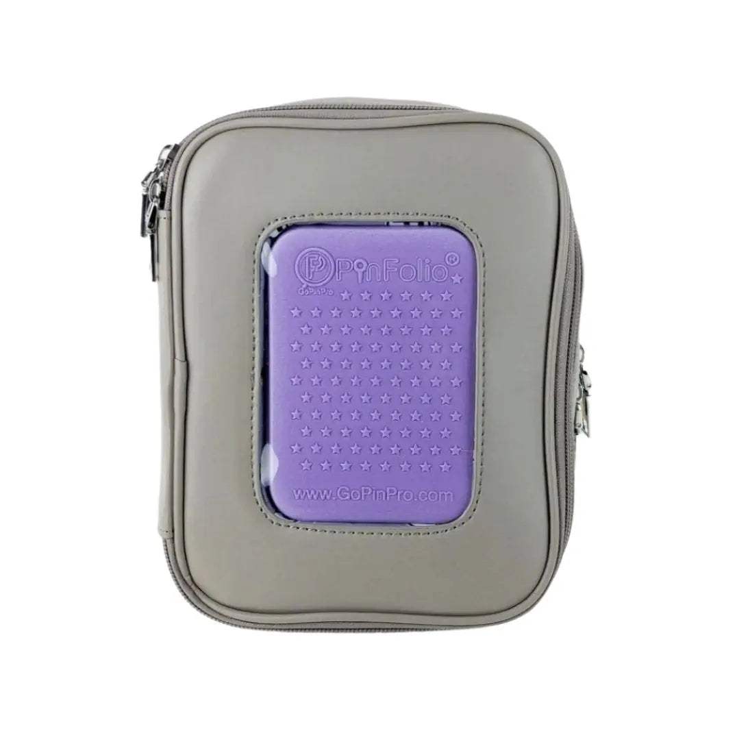 PinFolio® XO Pin Bag – Multi-Functional Pin Display & Storage with Safe'N'Go® Pouches | Holds Up to 5 Mini Boards GoPinPro