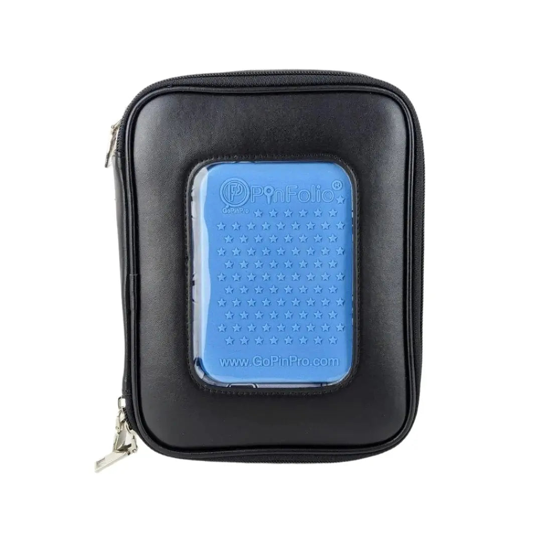 PinFolio® XO Pin Bag – Multi-Functional Pin Display & Storage with Safe'N'Go® Pouches | Holds Up to 5 Mini Boards GoPinPro