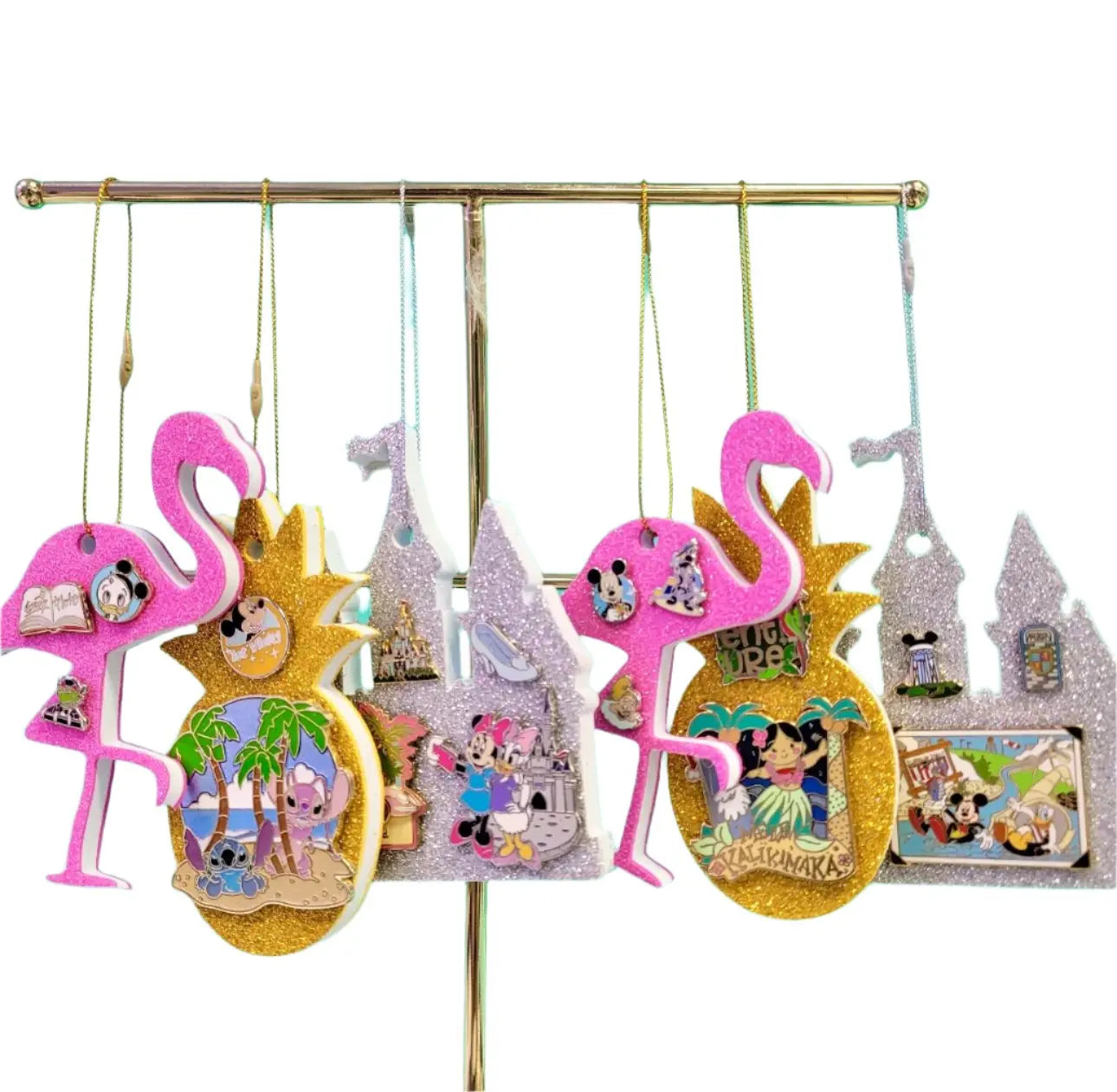 Seasonal PinFolio® Ornaments Set – Holiday Pin Displays | Set of 6 GoPinPro