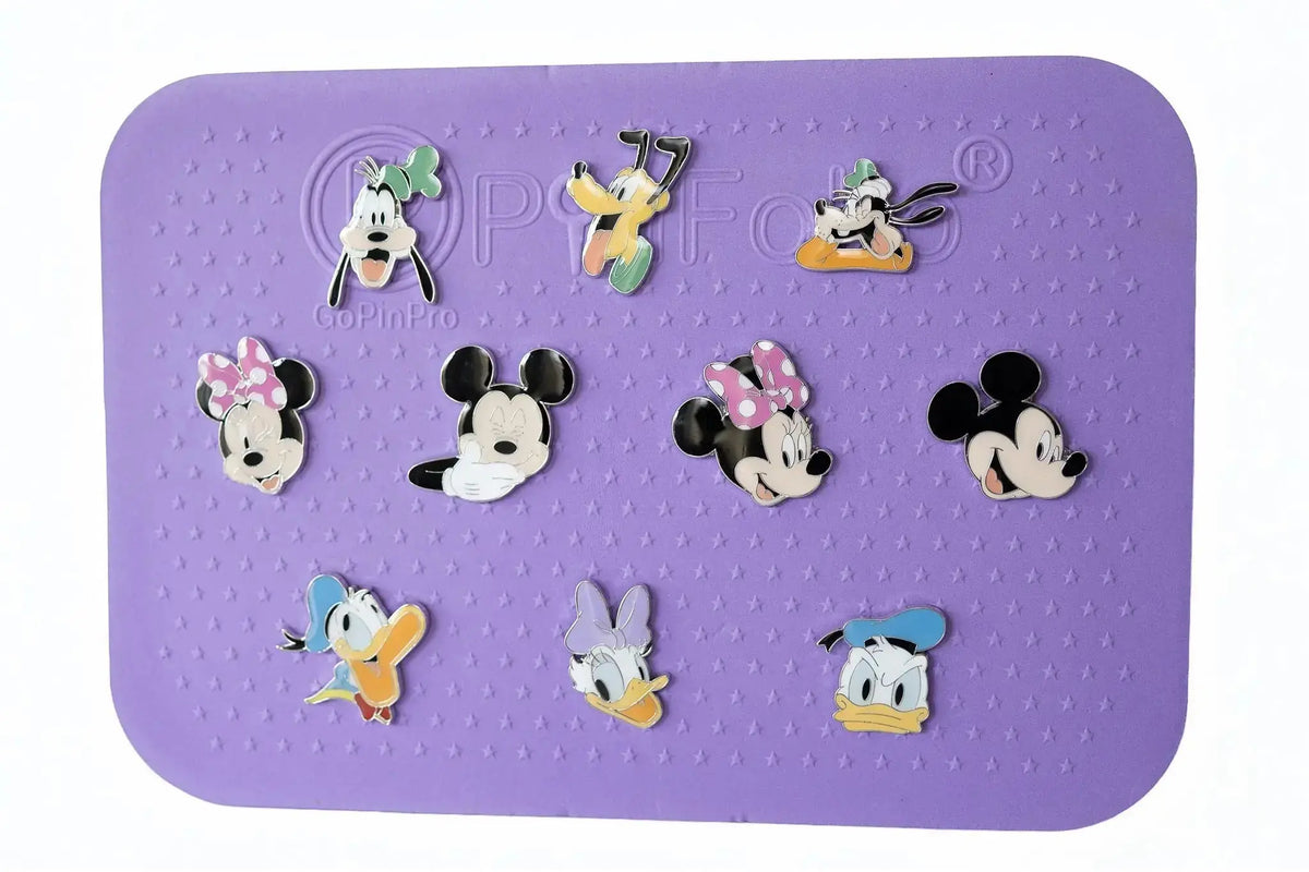 10 Pack – Official Licensed Disney Pins designed by GoPinPro Trading Set GoPinPro
