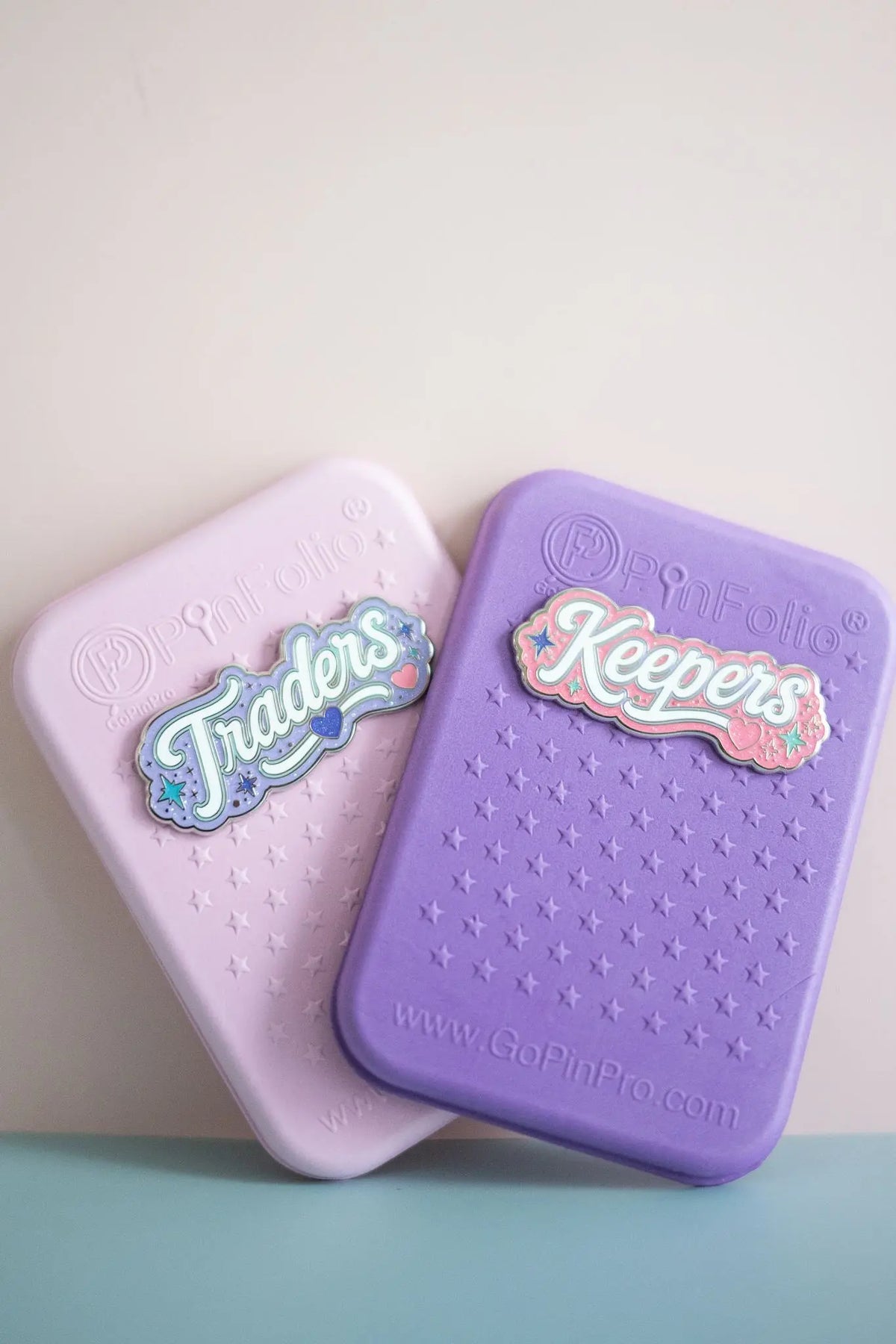 Traders & Keepers Pin Set | 2 Enamel Pins by GoPinPro GoPinPro