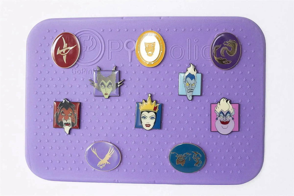 10 Pack – Official Licensed Disney Pins designed by GoPinPro Trading Set GoPinPro