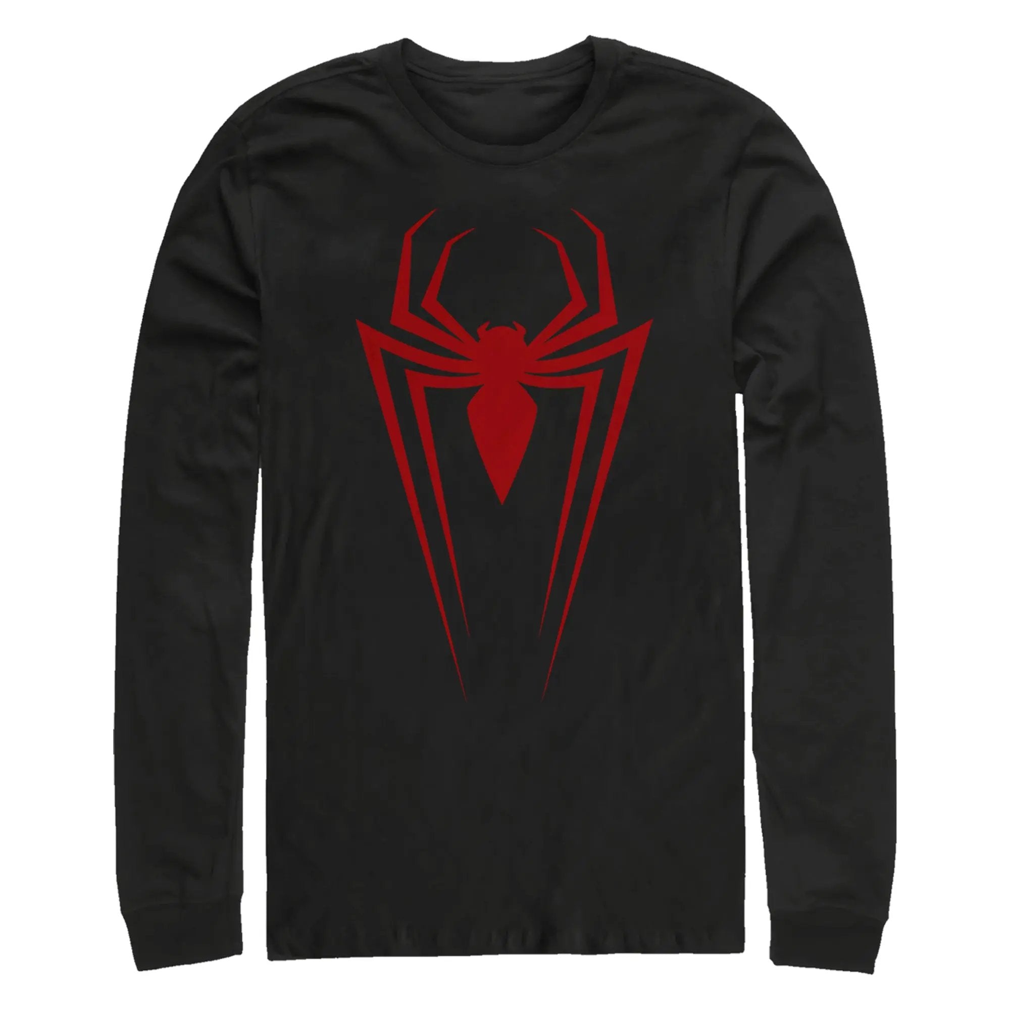 Men's Marvel Long Spider Long Sleeve T-Shirt