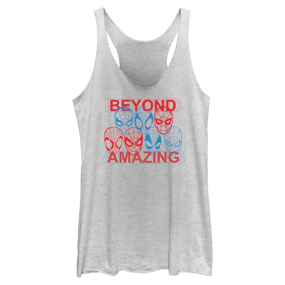 Junior's Marvel SPIDEY MASKS AMAZING Tank Top