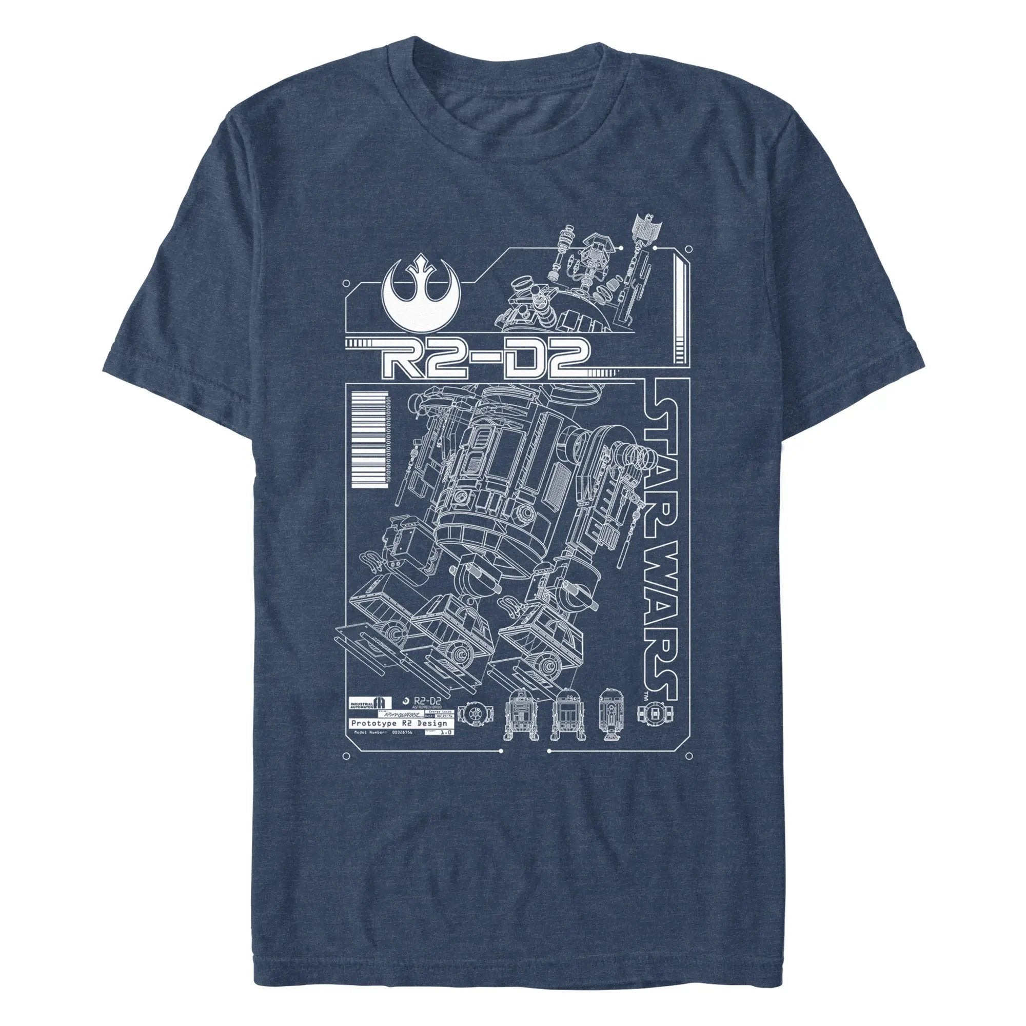 Men's Star Wars R2 Schematic T-Shirt