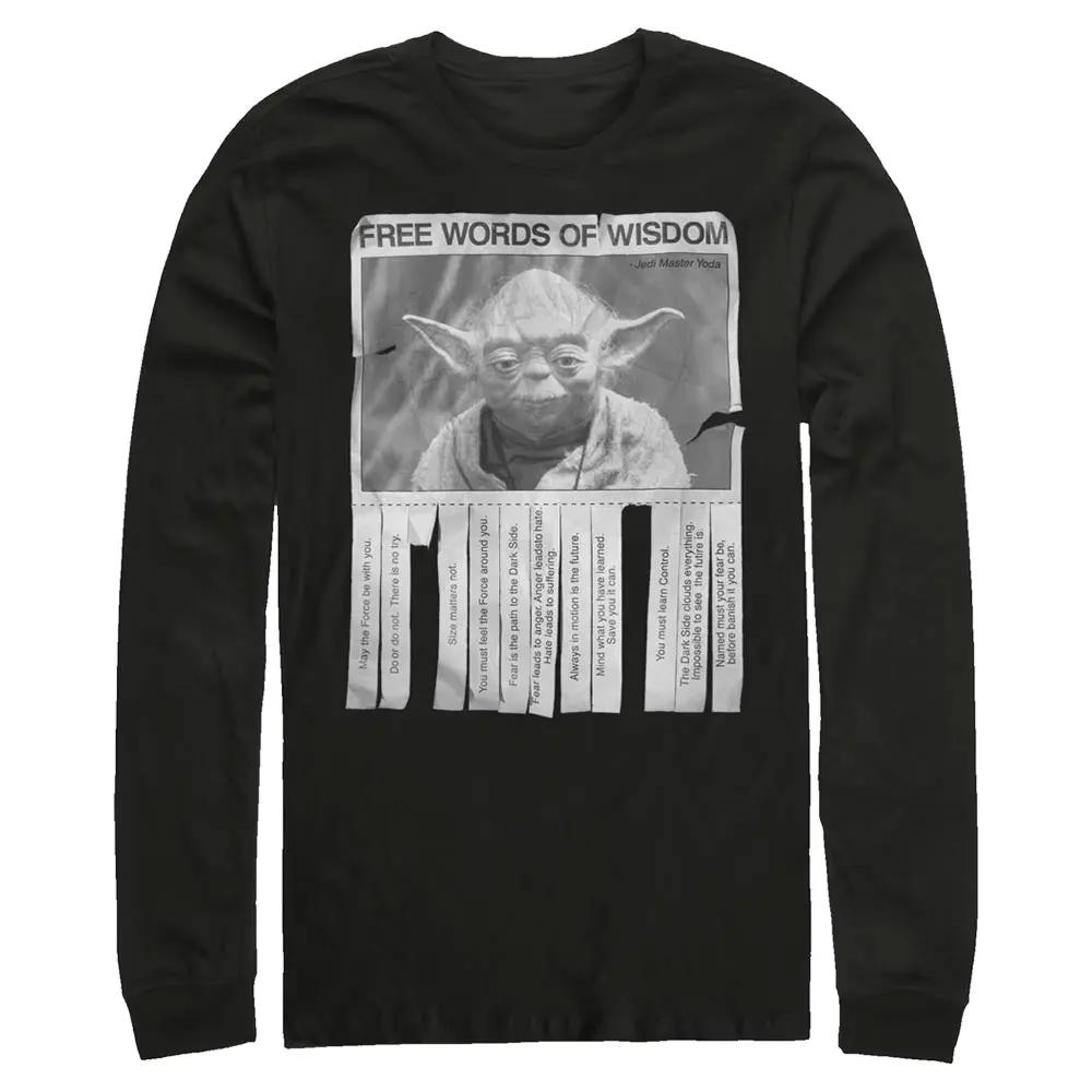 Men's Star Wars Words of Wisdom Long Sleeve T-Shirt
