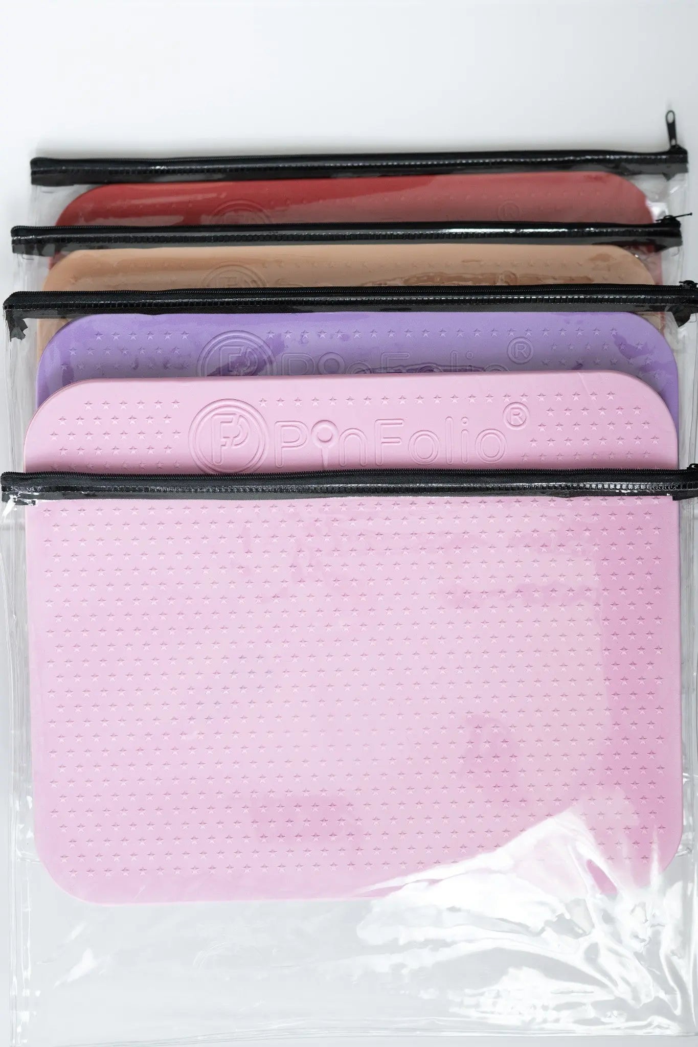 PinFolio® Safe'N'Go® Zippered Pouches for Front Boards - Pack of 4 GoPinPro