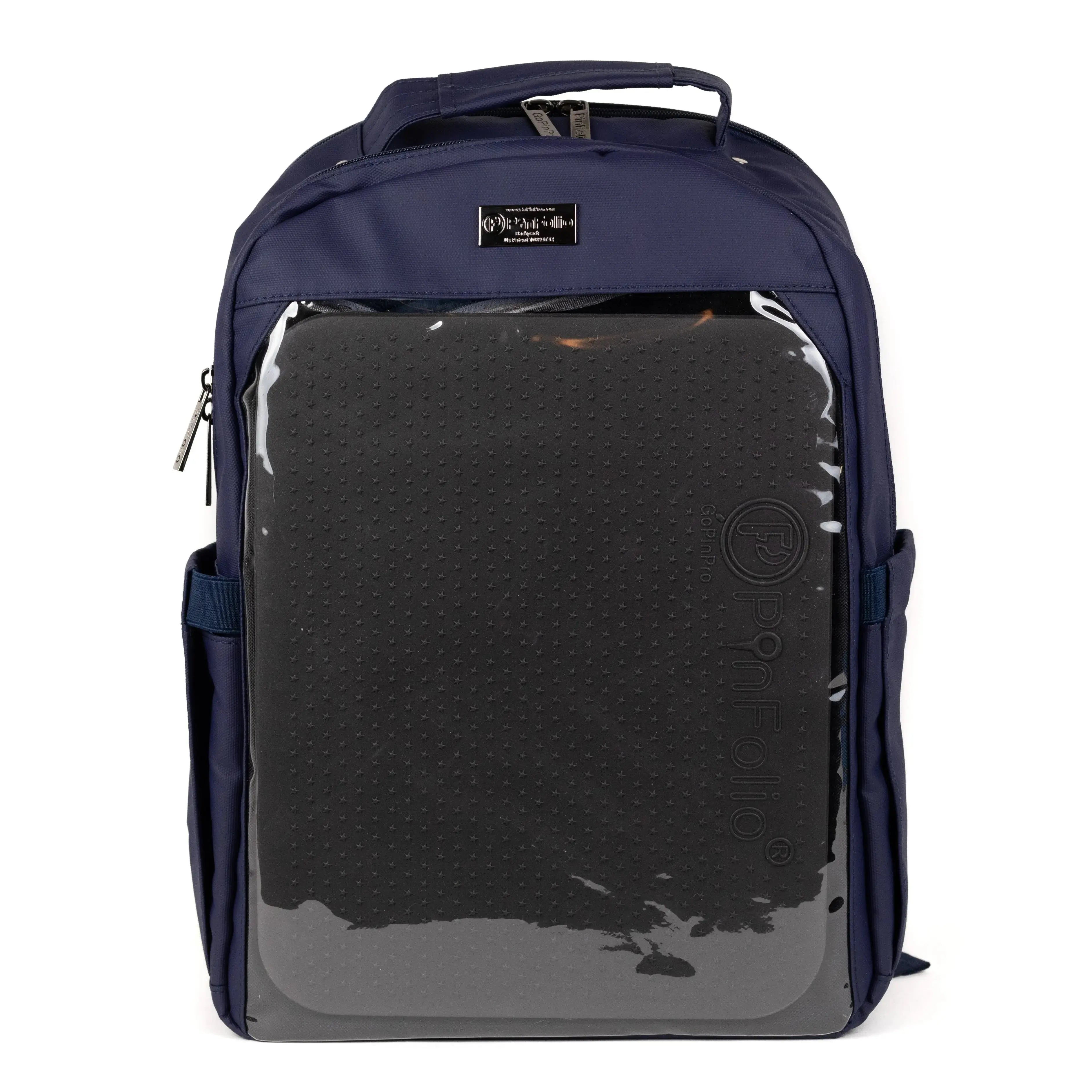 PinFolio® Backpack – Stylish Pin Organizer & Display Bag | Holds Stick'N'Go® Board | Perfect for Pin Collectors on the Go GoPinPro