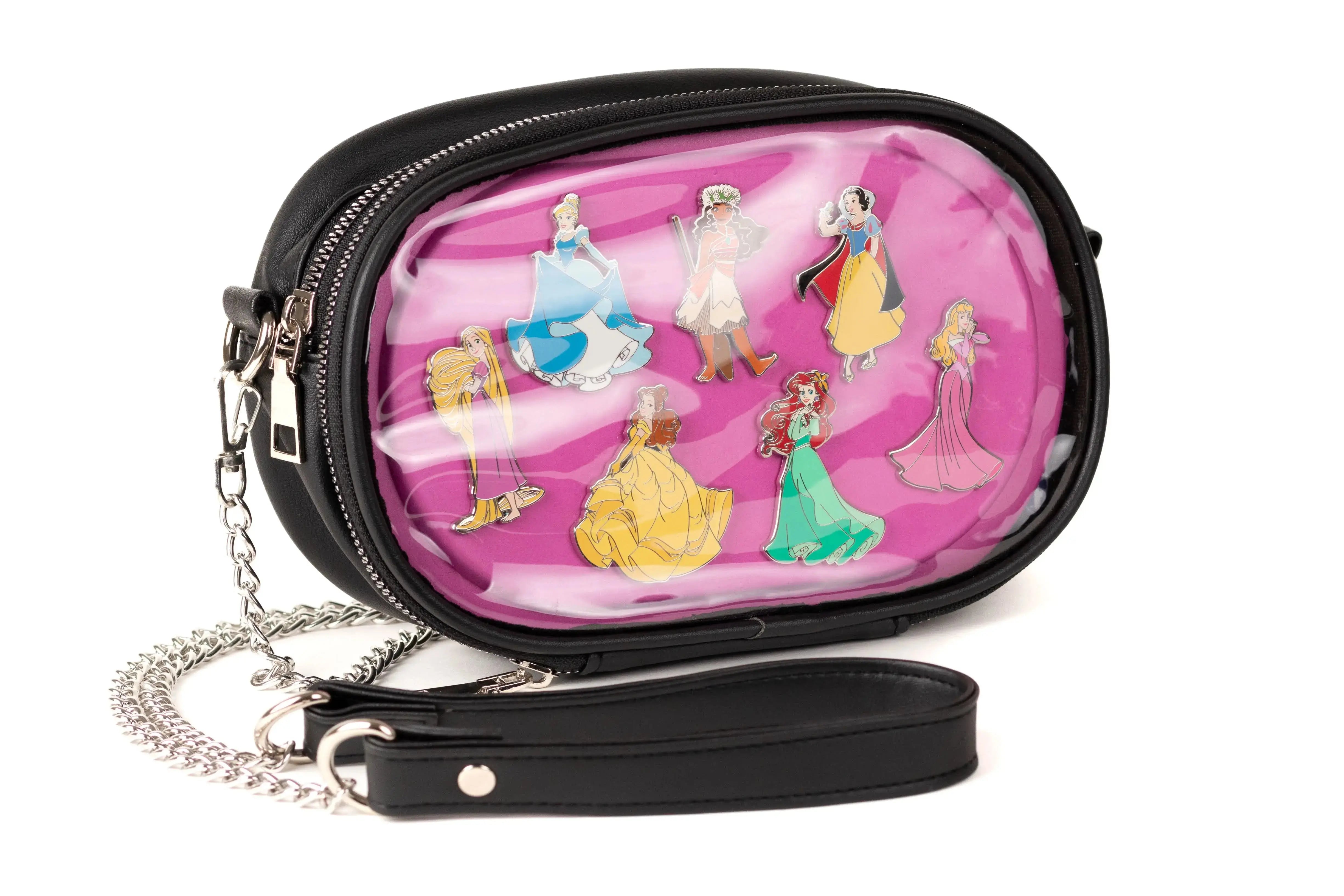 PinFolio® Hipster Bag – Stylish Enamel Pin Display & Storage Bag | Vegan Leather with Adjustable Strap GoPinPro