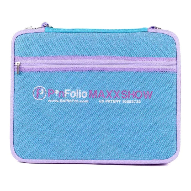 PinFolio® Maxx SHOW – Enamel Pin Display & Trading Case | 3 Stick'N'Go® Surfaces | Holds Up to 180 1" Pins GoPinPro