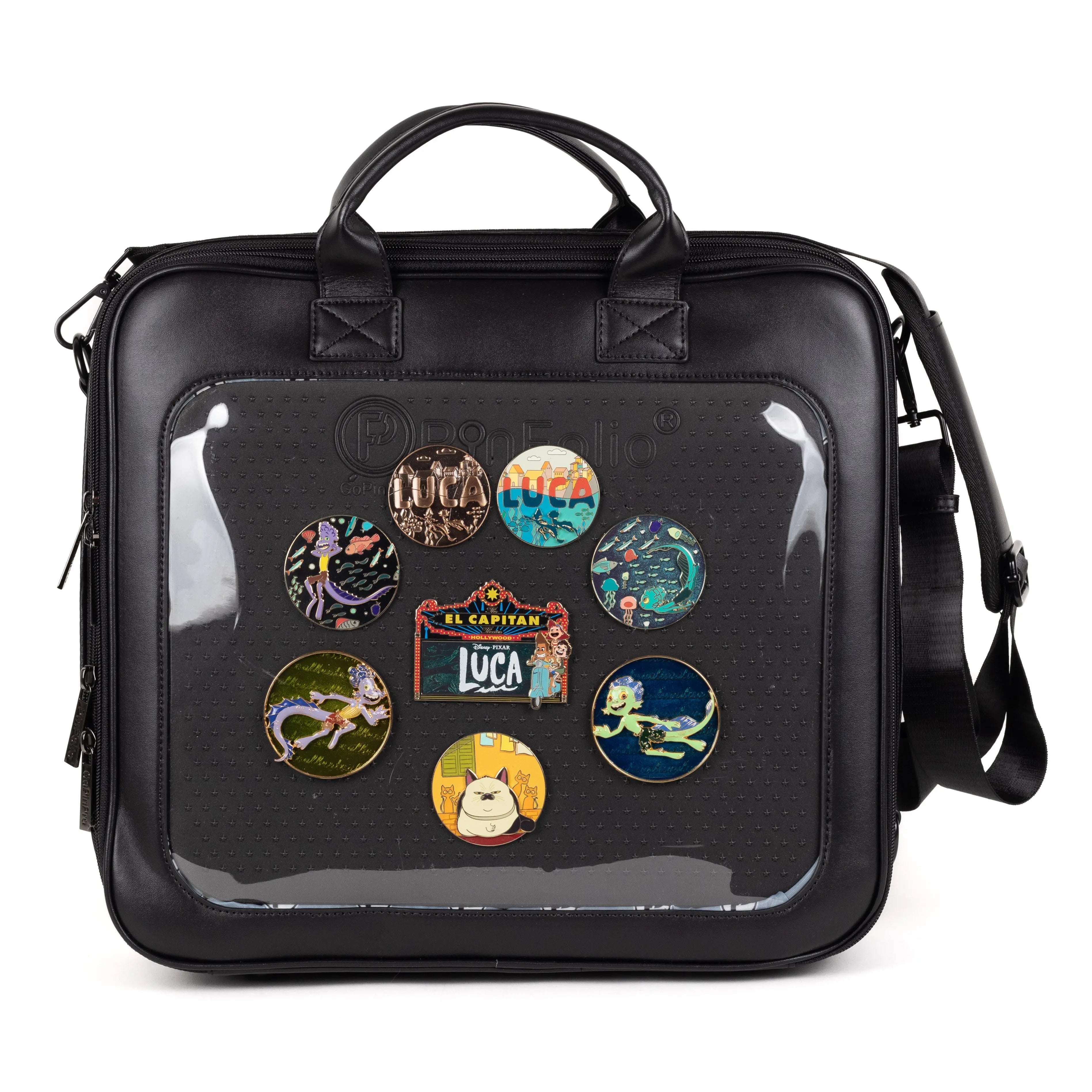 PinFolio® Regal Window – Luxury Pin Trading Bag with Stick'N'Go® Boards & Front Display | Holds Up to 734 Pins GoPinPro