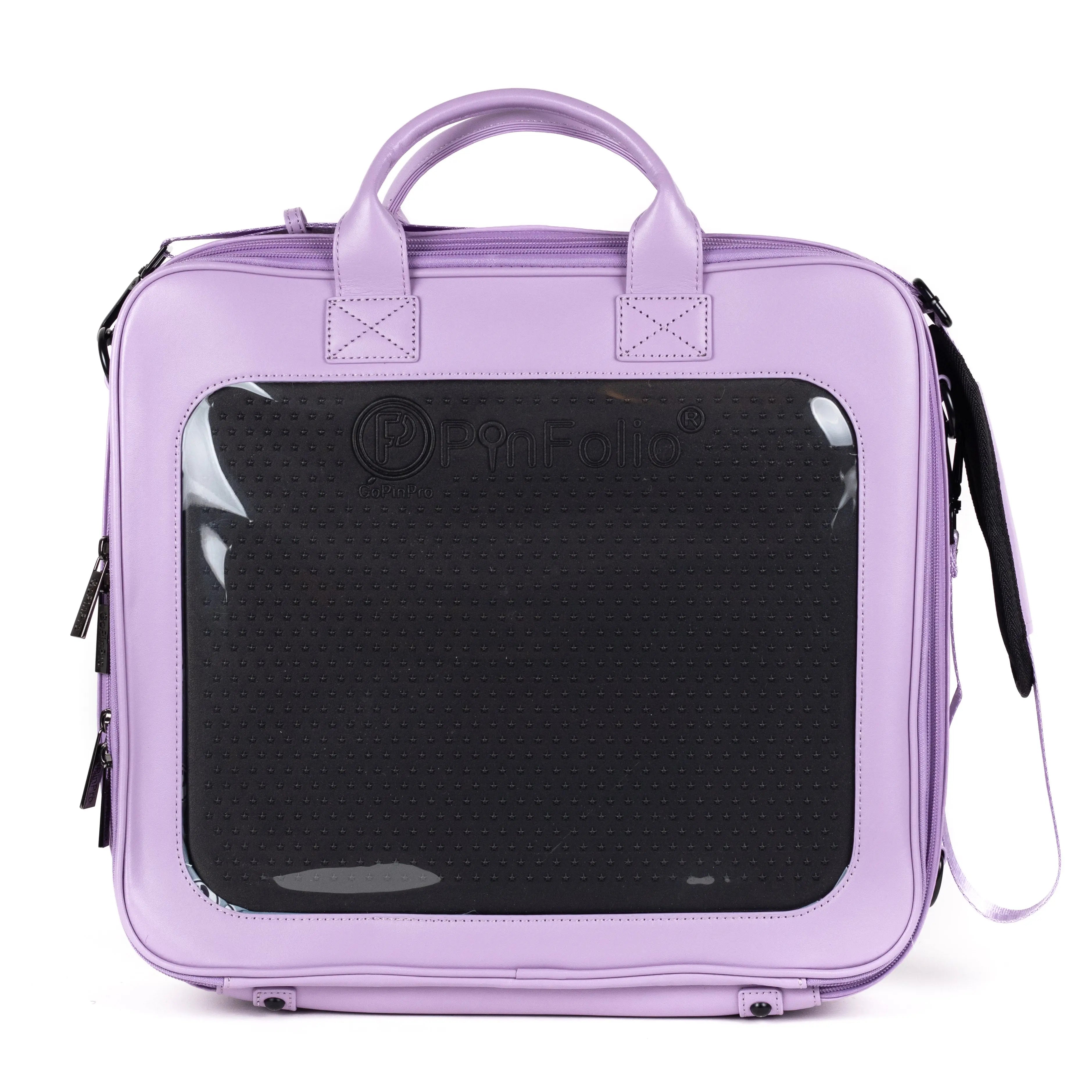 PinFolio® Regal Window – Luxury Pin Trading Bag with Stick'N'Go® Boards & Front Display | Holds Up to 734 Pins GoPinPro