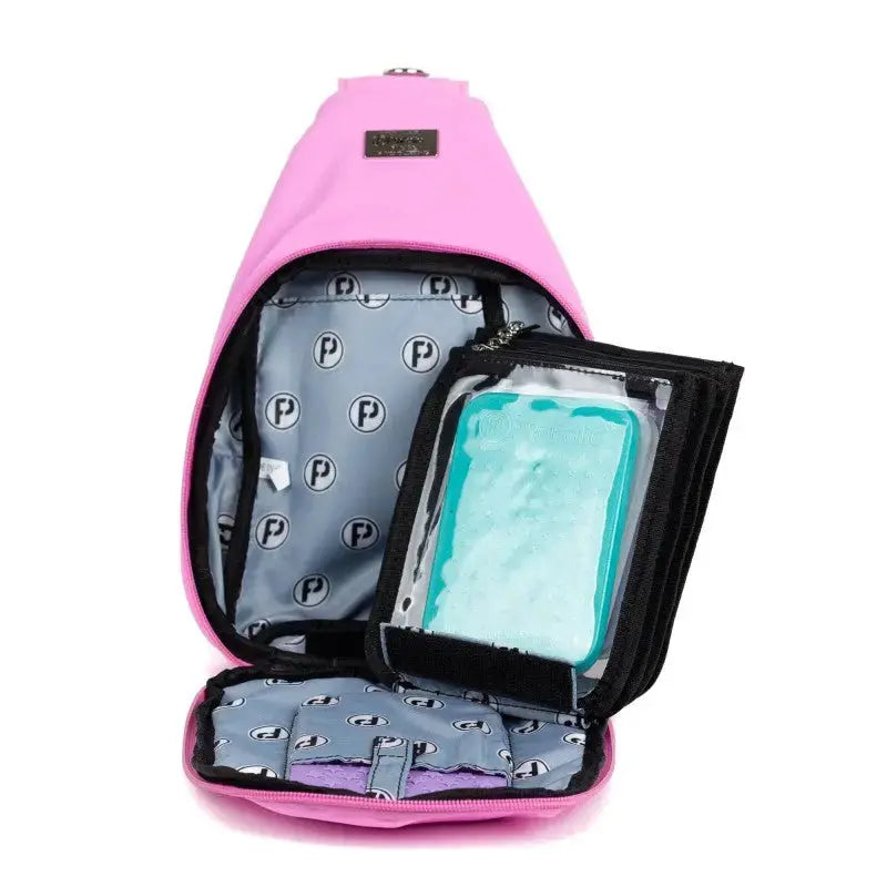 ピンバッジ 収納ケース PinFolio 海外 ピントレ コレクション バッグ PinFolio® Regal Window – Luxury Pin Trading Bag with Stick'N'Go