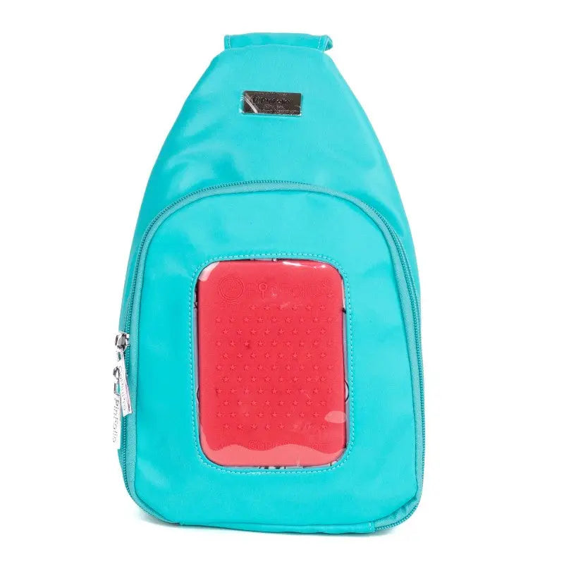 PinFolio® Sling Bag – Pin Trading & Display Bag with Transparent Window & Removable Pouches GoPinPro