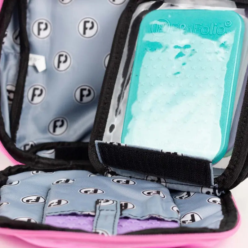 PinFolio® Sling Bag – Pin Trading & Display Bag with Transparent Window & Removable Pouches GoPinPro