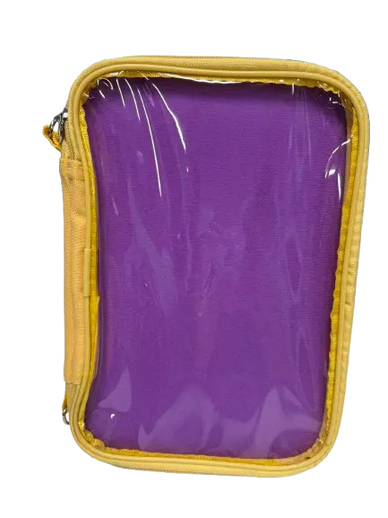 PinFolio® Show – Portable Enamel Pin Display and Storage Case with Stick'N'Go® Technology, Holds 100 Pins, Clear Front Window, Adjustable Strap GoPinPro