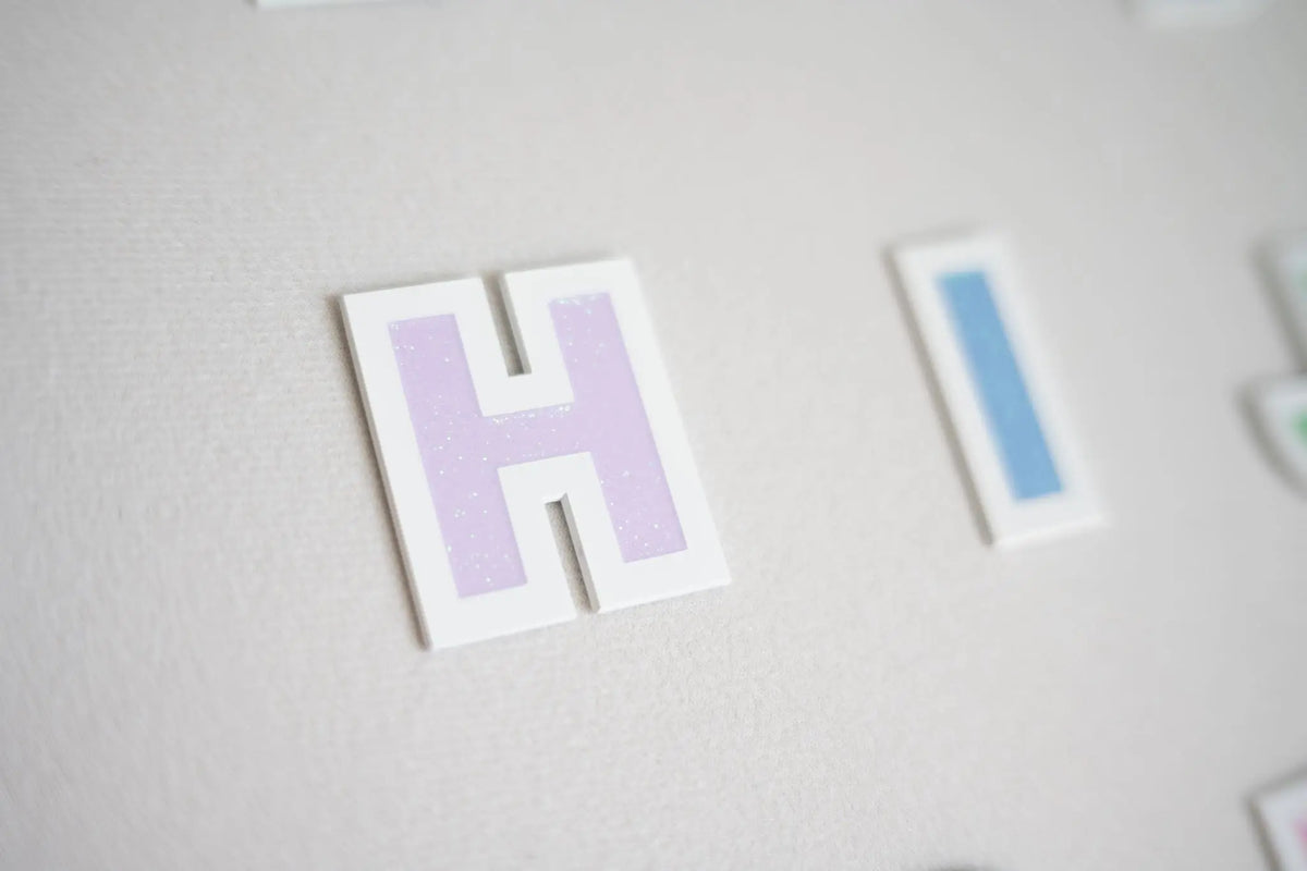 GoPinPro® Sparkly Alphabet Letter Pins GoPinPro