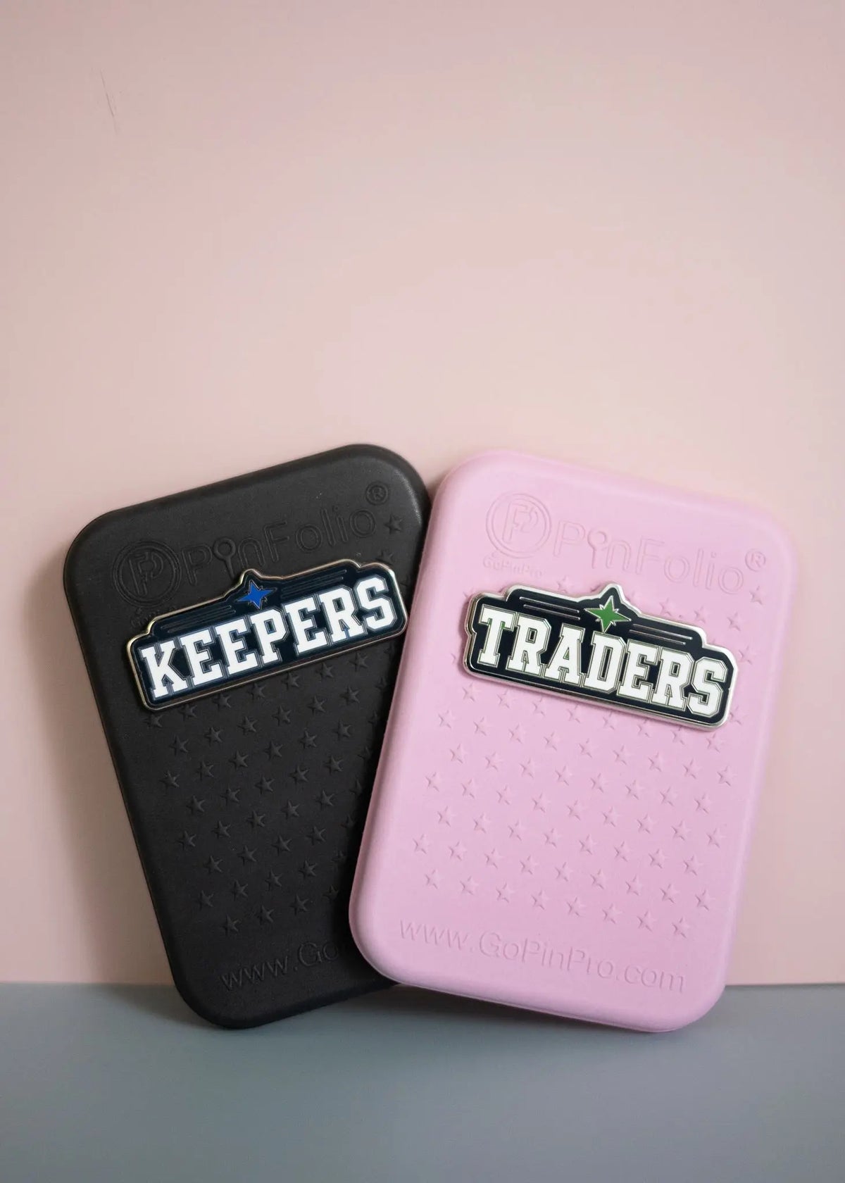 Traders & Keepers Enamel Pin Set of Two GoPinPro