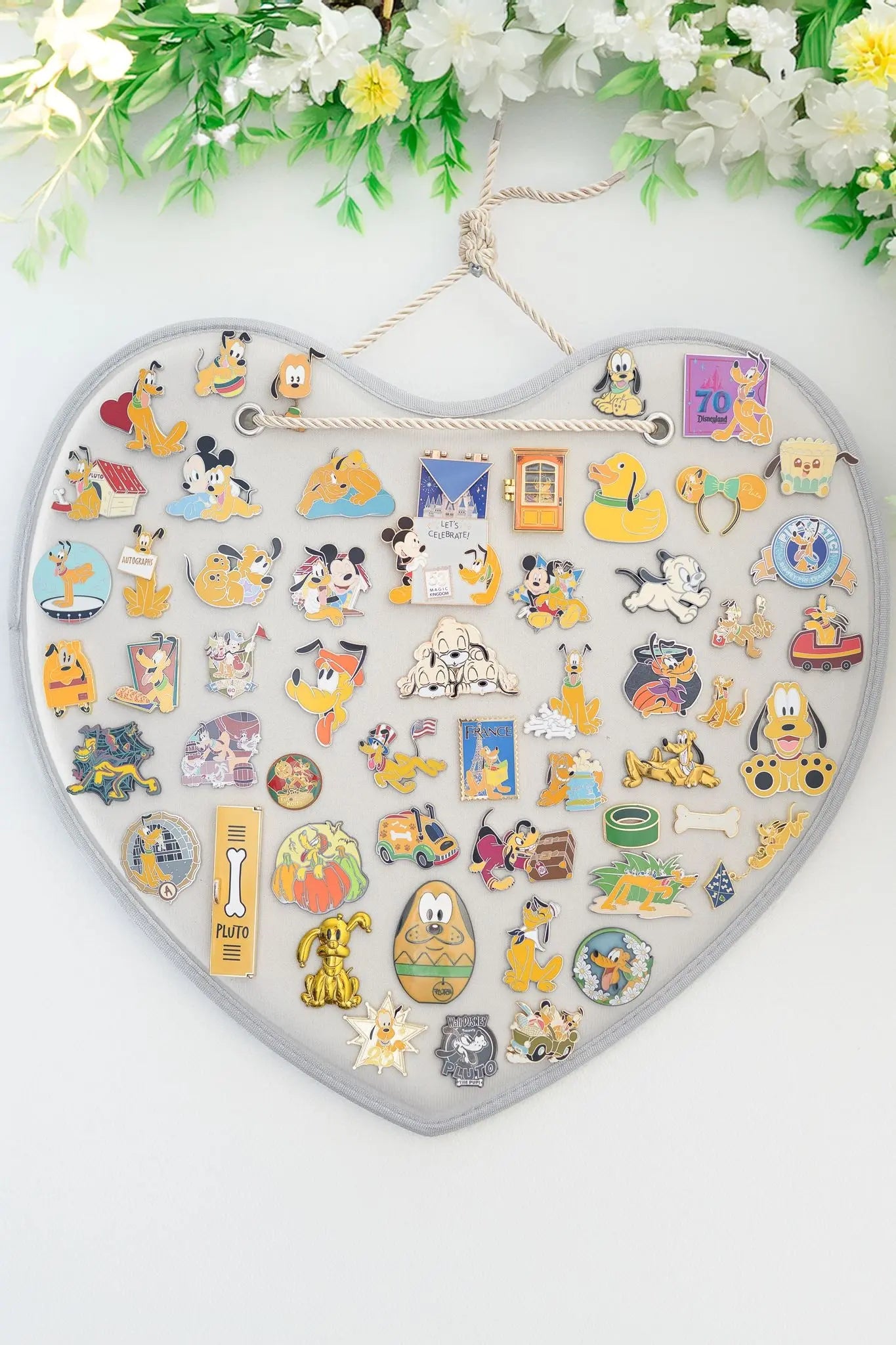 PinFolio Heart Hanging Board Wall Display GoPinPro