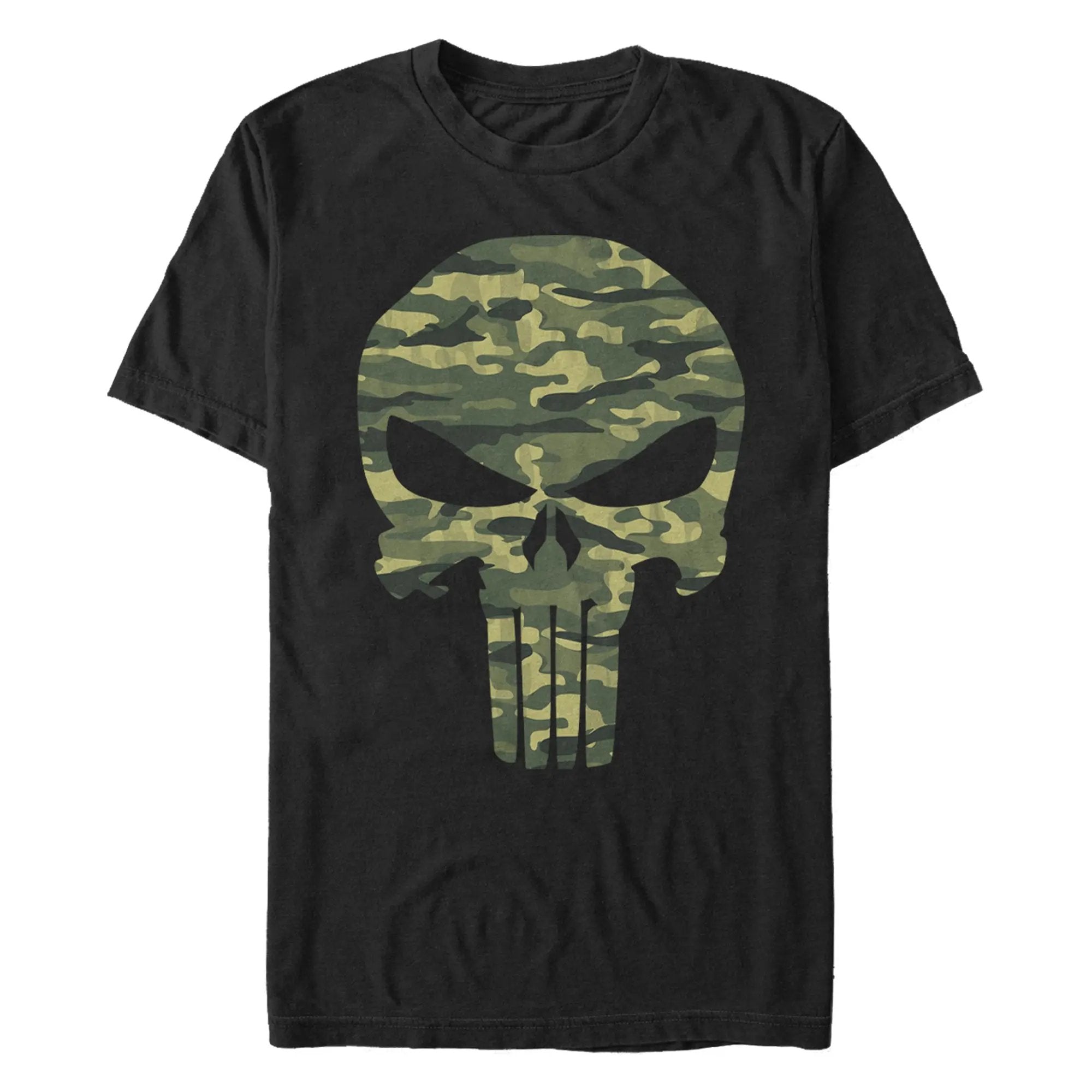 Men's Marvel Punisher CamoSkull T-Shirt