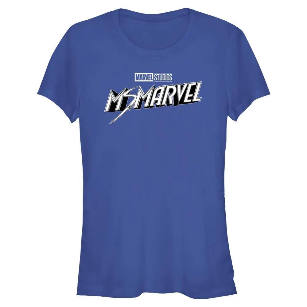 Junior's Marvel Black and White T-Shirt