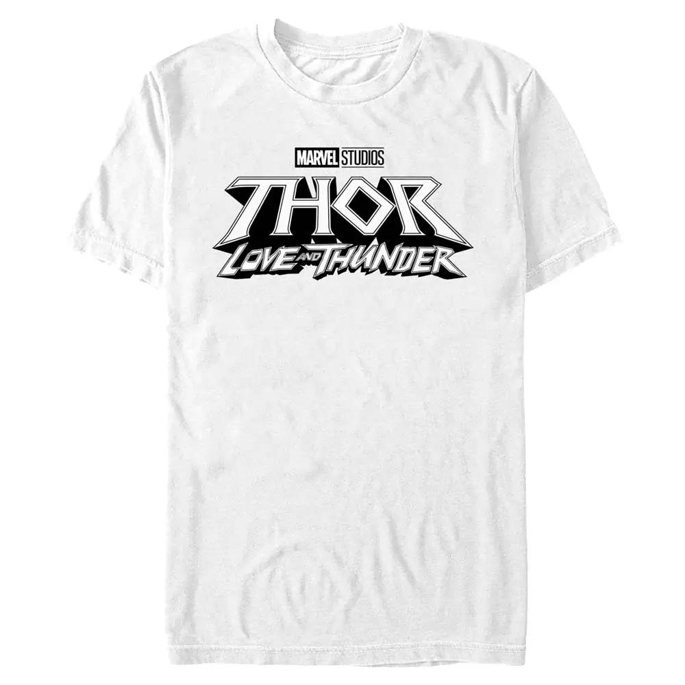Men's Marvel White Logo T-Shirt