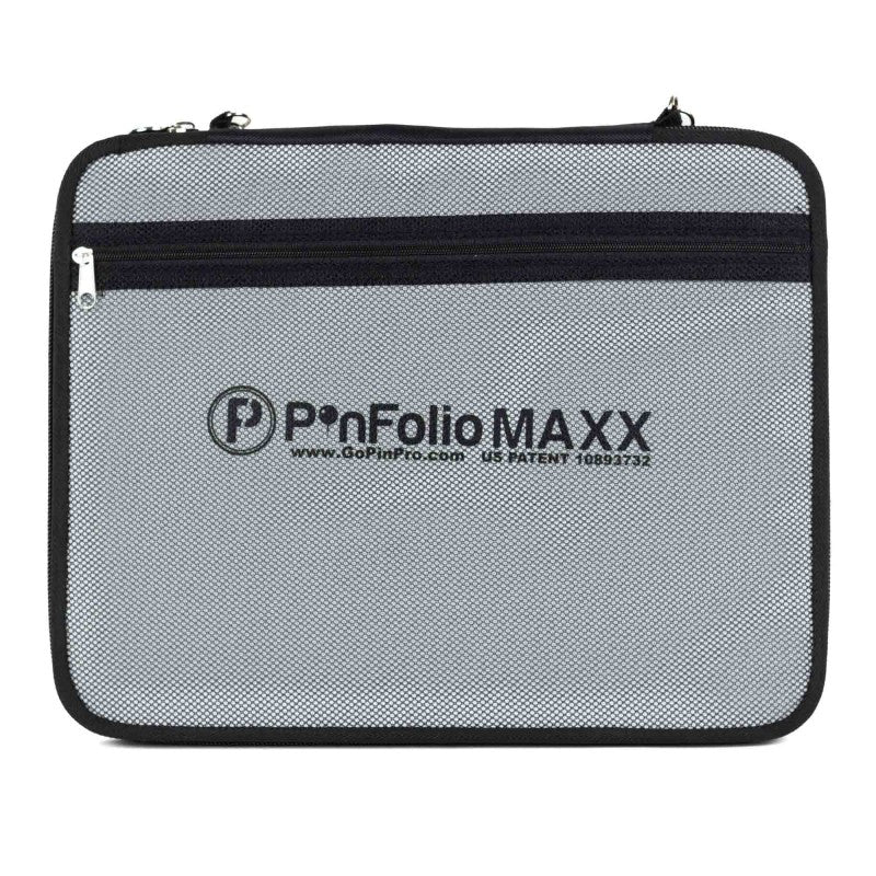 PinFolio® Maxx – Enhanced Enamel Pin Display & Storage Case | Holds Up to 60 Pins | Stick'N'Go® Technology