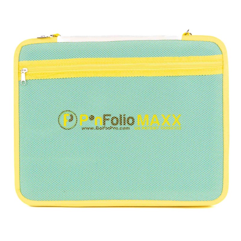 PinFolio® Maxx – Enhanced Enamel Pin Display & Storage Case | Holds Up to 60 Pins | Stick'N'Go® Technology