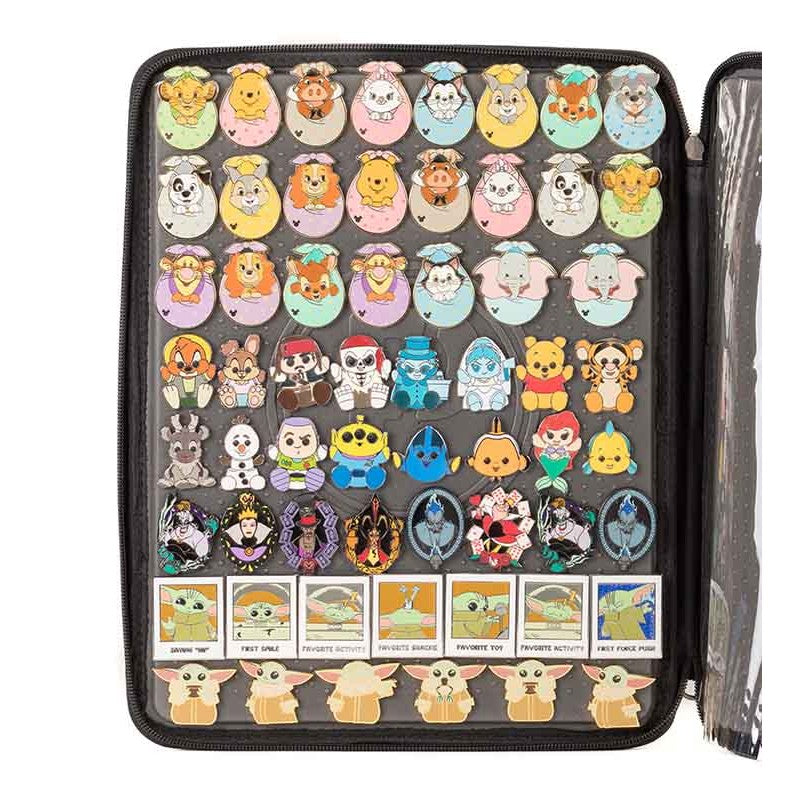 PinFolio® Maxx – Enhanced Enamel Pin Display & Storage Case | Holds Up to 120 Pins | Stick'N'Go® Technology