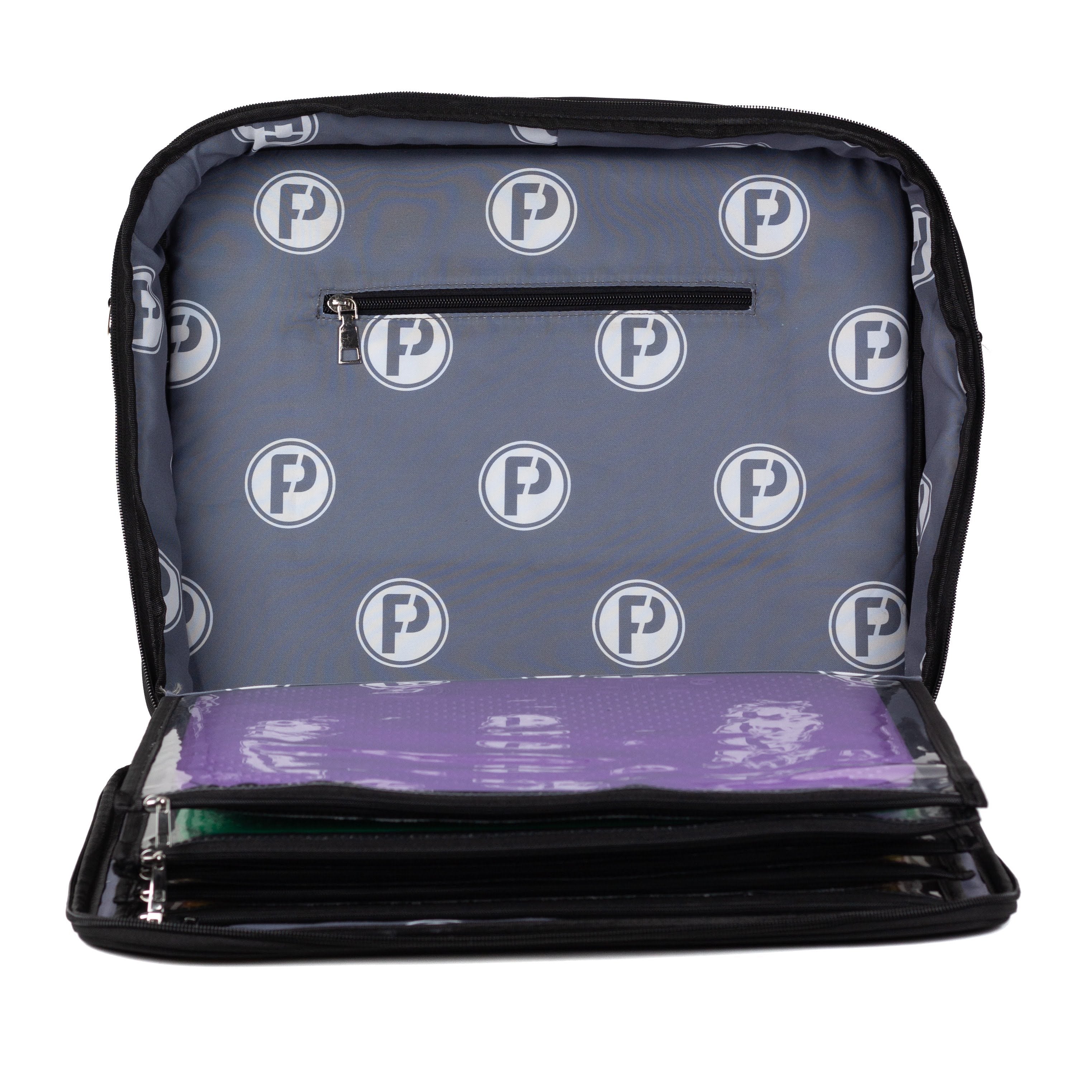 PinFolio® Regal – Premium Pin Storage Bag with 3 Stick'N'Go® Boards | Holds Up to 525 Pins