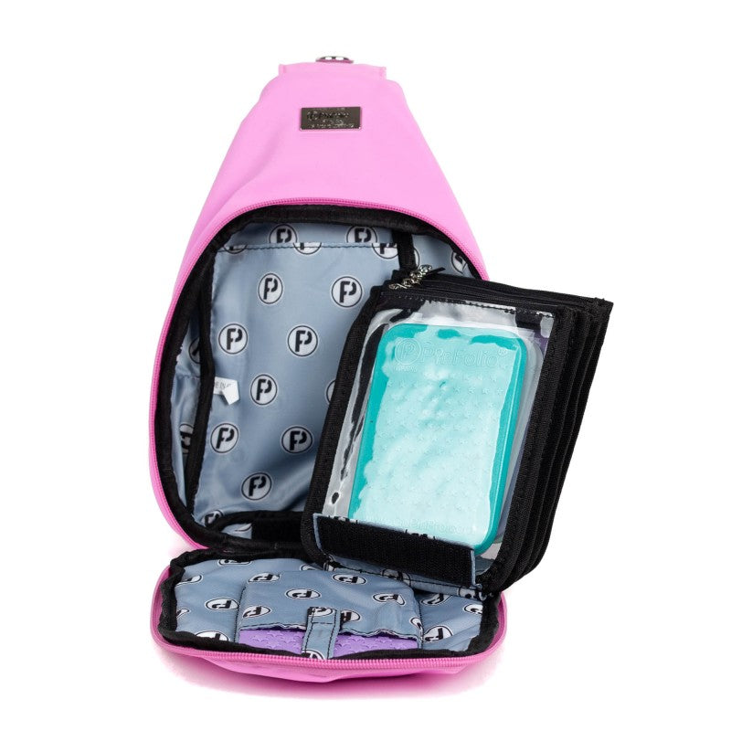 PinFolio® Sling Bag – Pin Trading & Display Bag with Transparent Window & Removable Pouches