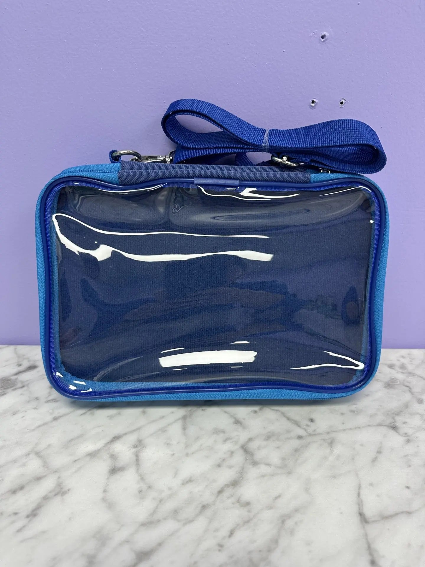 PinFolio® Show – Portable Enamel Pin Display and Storage Case with Stick'N'Go® Technology, Holds 100 Pins, Clear Front Window, Adjustable Strap