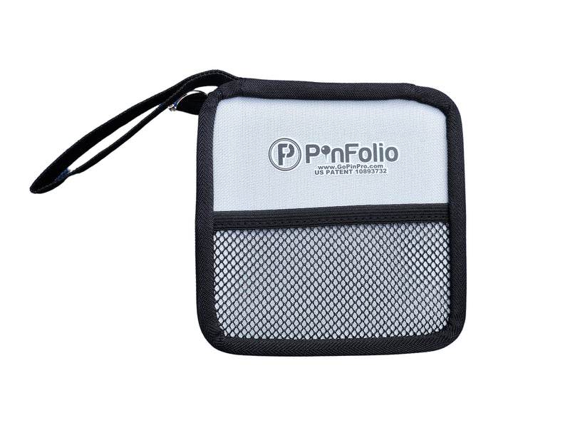 PinFolio Go Pin Display Bag, Lightweight & Compact Sports & Disney Pin Book Designed for Loungefly Backpacks & Easy Trading Up to 40 1-Inch Enamel