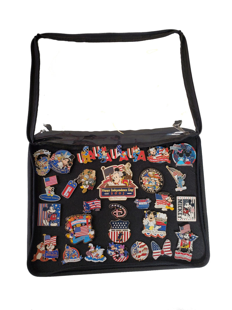 Multi-Color Ita Crossbody Bag and Multi-Color Insert, Ita Messenger Bag, Window Bag, Pin Purse, Pin Display Bag, Ita Bags, Pin Trading Bag, Itabag