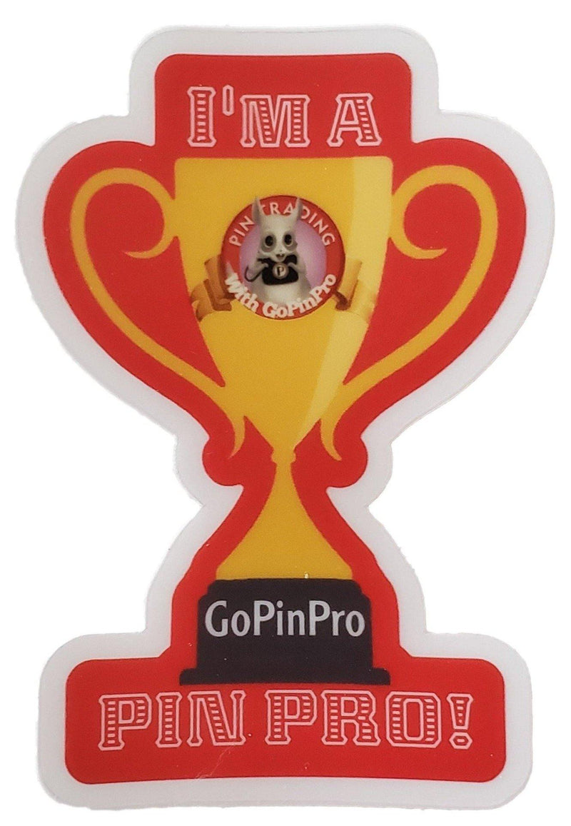 I'm a Pin Pro! 2.08" × 3" die cut decal sticker - GoPinPro
