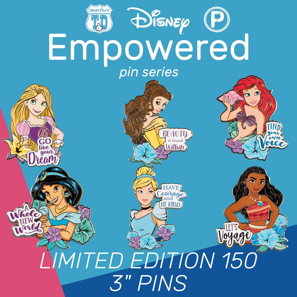 Disney Licensed Princess "Empowered" pin series by GoPinPro - GoPinPro
