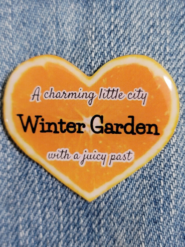 Charming City with a Juicy Past Pin &  Sticker - GoPinPro