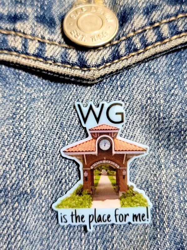 WG Is The Place For Me Pin & Decal - GoPinPro